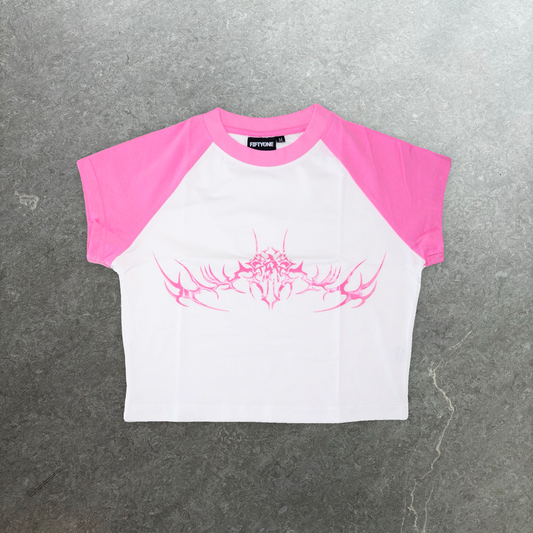Chaos Baby Doll Tee Pink