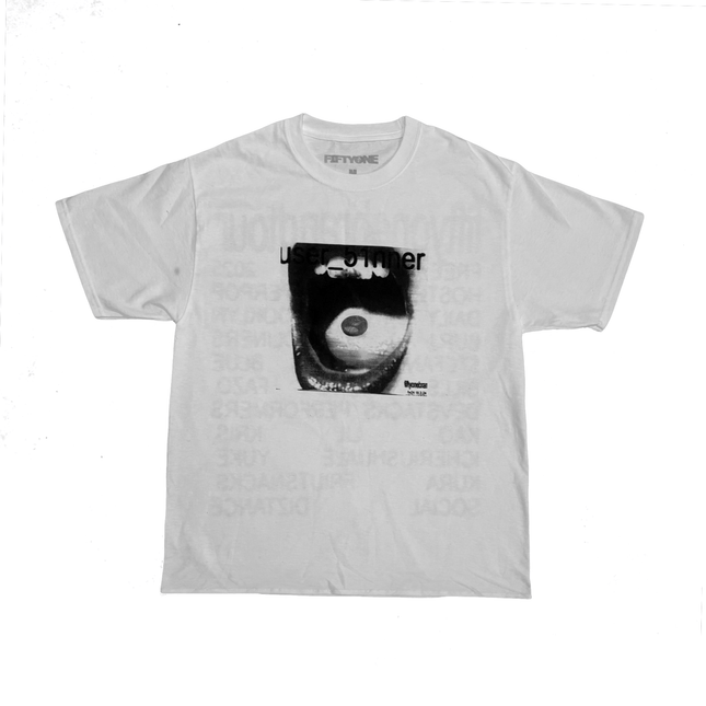 51nner Pill Tee (White) - FIFTYONEBRAND