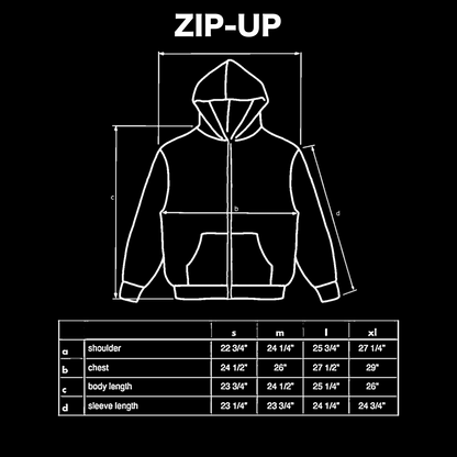 Contemplate Zip-Up (Black)
