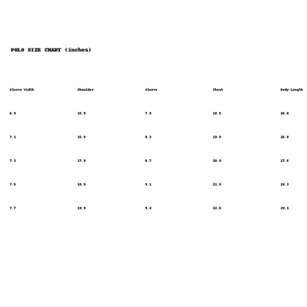 Uniform Polo