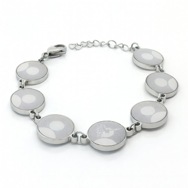 Fiftyonebrand 51nner NPC bracelet in silver with circular disc links